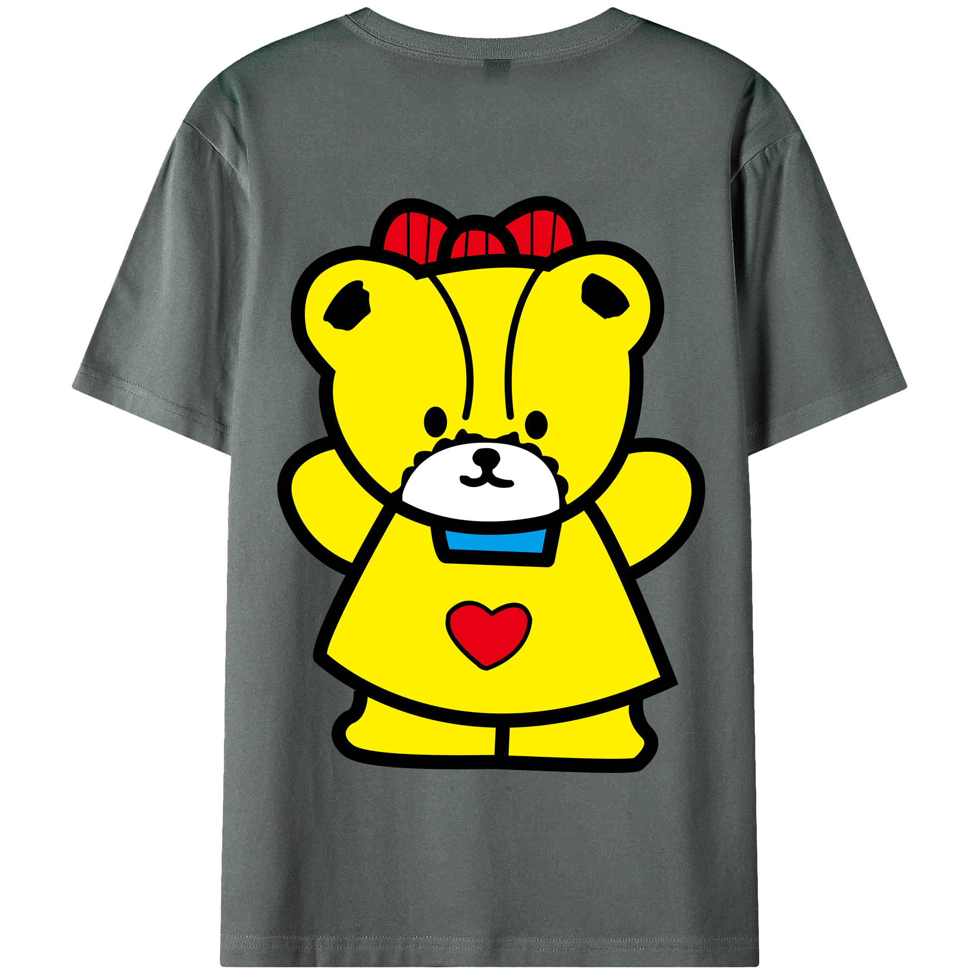 （画像用） Hello Kitty ハローキティ 綿100％半袖Tシャツ（背面プリント）